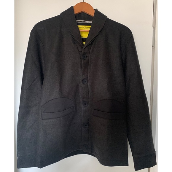 Descendant Of Thieves Other - Descendant of Thieves Mens Charcoal Cardigan Medium